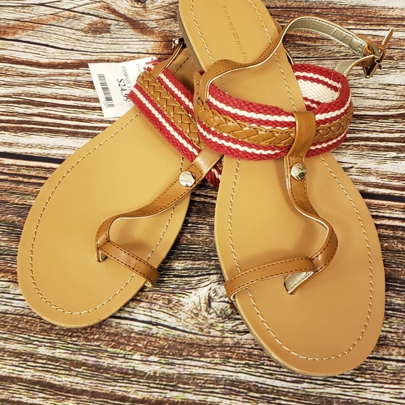 Tommy Hilfiger Shoes - Tommy Hilfiger strappy flat sandals size 10M NWT